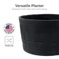 thumbnail image 4 of BARREL PLANTER DSP-BLK, 4 of 8