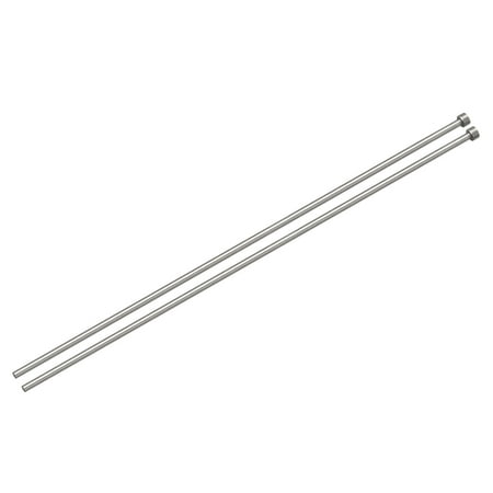 

Straight Ejector Pins 4.5mm Dia 65Mn Steel Round Tip Punch 300 Length for Mechanical 2Pack