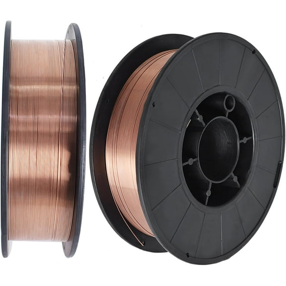 SEBLAFF 2 Rolls ER70S-6 Solid Mig Welding Wire 0.035 Inch Fit for Welding in Various Applications