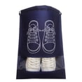 thumbnail image 3 of Bolsas organizadoras de almacenamiento de zapatos, no tejidas, para viajes, portátiles, para armario, impermeables, con bolsillo, transparentes, para colgar ropa, 3 of 5