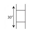 thumbnail image 4 of KLAI-Co 10" x 30" H-Wire Galvanized Yard Signs (50 Count), 4 of 4