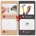 thumbnail image 6 of 4/1PCS Concrete Wall Hooks, NonTrace Picture Hanger for Wooden/Stucco/Plaster/Hard Wall, No Damage or Drilling Picture Hooks for Hanging Picture, Artwork, Clocks, 6 of 7