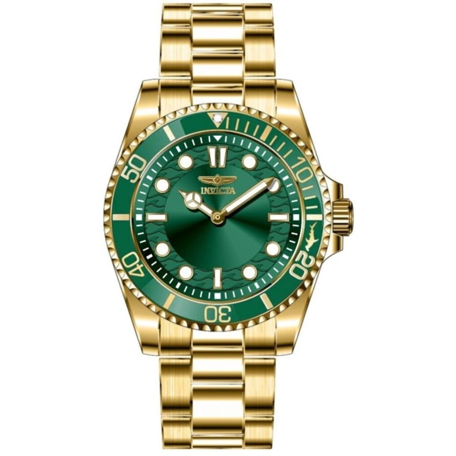Invicta, Men's Pro Diver Watch, Silver stainless steel, 38mm case