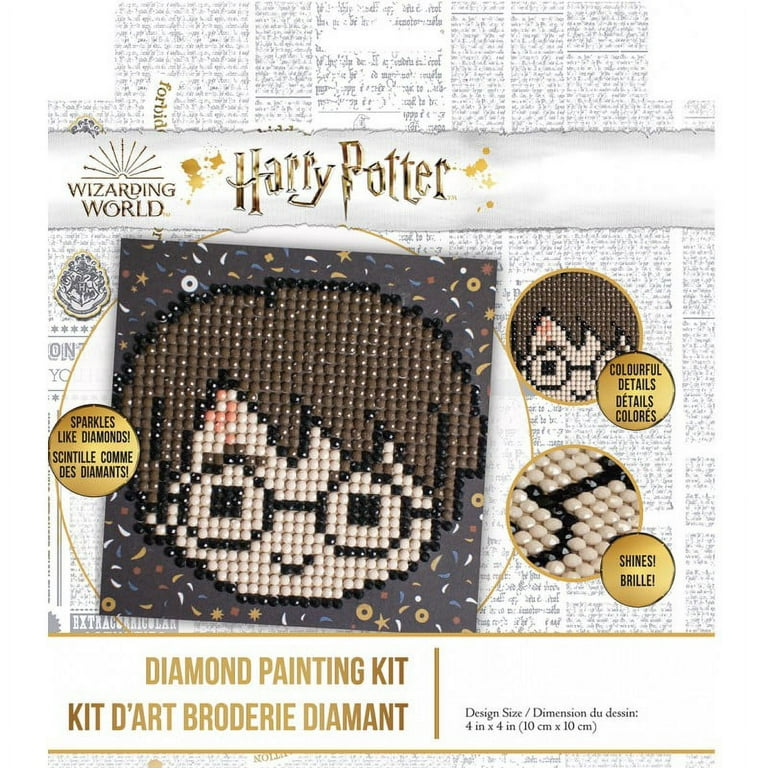 Camelot Dotz 4 x 4 Harry Potter Fun Diamond Painting Kit
