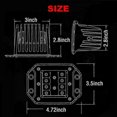 thumbnail image 3 of 2X 5 Flush Mount Work Off Road 12V 24V 40W Spot Beam LED Pods Light Bar For Car Truck Atv Jeep Headlight, 3 of 5