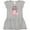 AC-Heather Grey, variant on Inktastic Always Axolotl Questions Cute Curious Axolotl Girls Toddler Dress