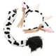 thumbnail image 2 of juego de diadema de peluche con cola de vaca lechera para cosplay de fiesta., 2 of 6