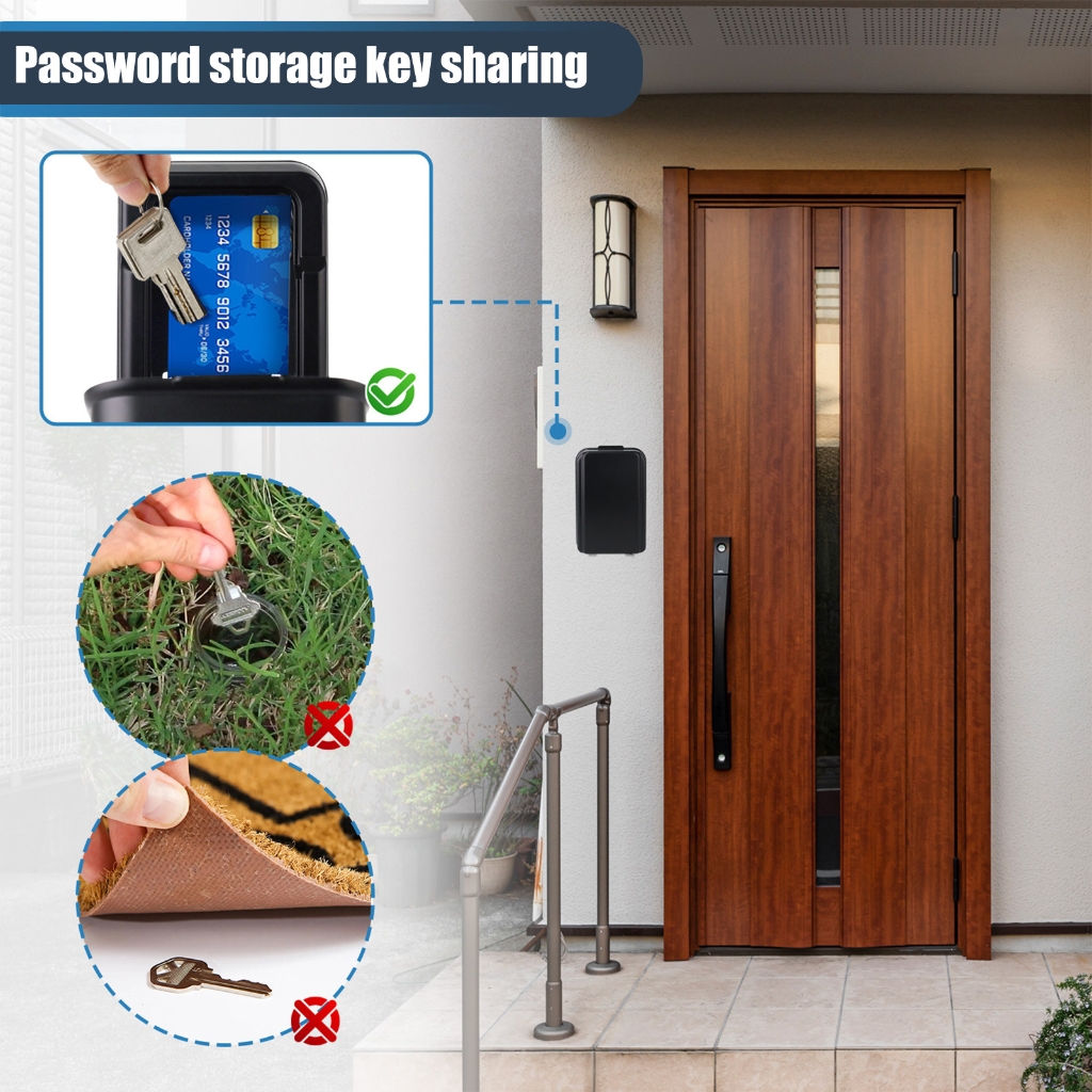 Heavy Duty Combination Key Lock Box for Secure Storage Outdoor Keysafe Surfing