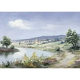 thumbnail image 2 of Withaar, Reint 24x18 White Modern Wood Framed Museum Art Print Titled - Lake way, 2 of 4