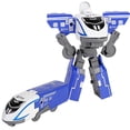 thumbnail image 3 of Cagogo 1Pcs Christmas Train RobotToy, 3-in- Transforming Deformation Model, Perfect Holiday Gift forKids, Interactive Vehicle to Robot Action Figure, DurableChildren'sEducational Plaything, Creative, 3 of 7