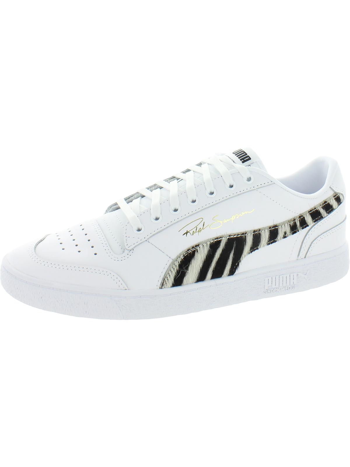 Puma Mens Ralph Sampson Lo Wild Calf Hair Fashion Sneakers White 8 Medium (D) - image 1 of 3