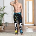 thumbnail image 2 of Fotbe I Love With Autism To The Moon And Back Pantalones de Pijama para Hombre, Pantalones de Dormir, Pantalones de Casa con Cintura Ajustable y Bolsillos-3X-Large, 2 of 6