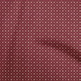 thumbnail image 1 of oneOone Cotton Jersey Maroon Fabric Geometric Sewing Material Print Fabric By The Yard 58 Inch Wide, 1 of 5