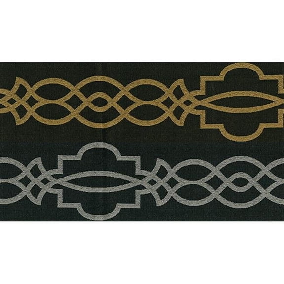 Crypton Gate 94 Contemporary Contract Woven Jacquard Fabric, Blackbird