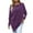 Purple, variant on Plus Size Sweatshirts for Women Long Sleeve Crew Neck Tunic Long Tops Womens Irregular Hem Blouse Pullover T-shirts