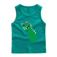 thumbnail image 1 of RXIRUCGD 2025 Vêtements d'Été pour Enfants Chemise de Base Col Rond Sans Manches pour Garçons, 1 of 2