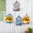 thumbnail image 1 of Organizador de ganchos para llaves de montaje en pared | Ganchos de entrada y estante de almacenamiento de llaves | Hierro y Madera Natural | Decoración de la entrada del hogar que ahorra espacio |, 1 of 7