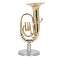 thumbnail image 4 of Tuba Model Toy, Miniature Tuba Model Musical Instrument Rustproof Brass Material Euphonium  for Home, 4 of 7