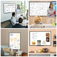 thumbnail image 3 of JILhome 35" x 23" White Board, 3'x2' Magentic Dry Erase Board, Whiteboard with Long Pen Tray for Home, School, Office, Kitchen, Black Aluminium Frame, 3 of 7