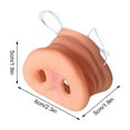 thumbnail image 2 of Pompotops Halloween Zoon Nose Fake Zoon Nose Costume Pigs/Parrot Beak Nose Zoon Maskss With Elastic Orchestra For Party, 2 of 6