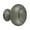 Antique Nickel, variant on Deltana KR119U3 Knob Round w/ Groove in Polished Brass