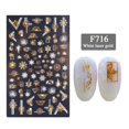 thumbnail image 1 of Pegatinas 3D de Calavera, murciélago, Papá Noel, alce, accesorios para uñas, deslizadores de uñas, calcomanías de Halloween, decoraciones de Arte de uñas, 1 of 4