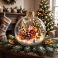 thumbnail image 3 of JHRGJIO Glowing Christmas Story Ornament, Light-Up Mini Holiday Scene Accent, Warm LED Light for Home Display Christmas Decorations Winter Decor Tabletop Decoration, 3 of 7