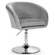 thumbnail image 1 of Costway Silla de Tocador de Terciopelo Moderna, Taburete de Maquillaje Ajustable Giratorio 360 Grados, Silla de Ocio con Respaldo & Base de Metal para Salón, Dormitorio y Oficina, Rosa/ Verde/ Gris, 1 of 6
