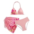 thumbnail image 5 of Gunia Swimsuit For Teen Girls 2 Piece Floral Print Bikini Swim Bathing For Kids Summer Beach Bathing Suit 9-10 Years, 5 of 6