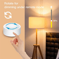 thumbnail image 3 of Tuya ZigBee Smart Knob Switch Wireless Scene Switch Button Controller Battery Powered Automation Scenario Smart Life App, 3 of 8