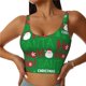 thumbnail image 1 of Balery Cute Santa Sujetadores deportivos con espalda cruzada para mujer, acolchados, sin costuras, de alto impacto, ideales para yoga, gimnasio, entrenamiento y fitness.-Large, 1 of 8