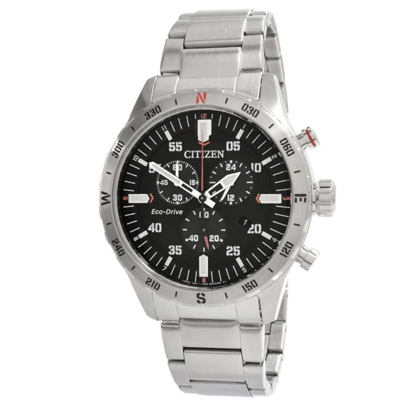 Citizen AT2520-89E Men's Black Dial Eco-Drive Chronograph Watch