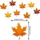 thumbnail image 3 of Adorno colgante de hoja de arce, decoración de Acción de Gracias de 2 piezas, juego de adornos colgantes, elegante decoración de otoño, tela de primera calidad, diseño plegable, marco de, 3 of 5