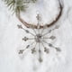 thumbnail image 4 of Adornos navideños, adornos para árboles de Navidad, adornos navideños de metal forjado con forma de copo de nieve y diamantes, decoración para árboles de Navidad, adornos para festivales., 4 of 6