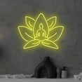 thumbnail image 2 of Handmadetneonsign Buddha Lotus Flower Neon Sign, Lotus Flower Neon Light, LED Neon Light, 2 of 5