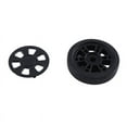 thumbnail image 6 of 55mmx12mm Luggage Wheels Replacement Wear PU Suitcase Replacement Wheels Black 3 Pair, 6 of 8