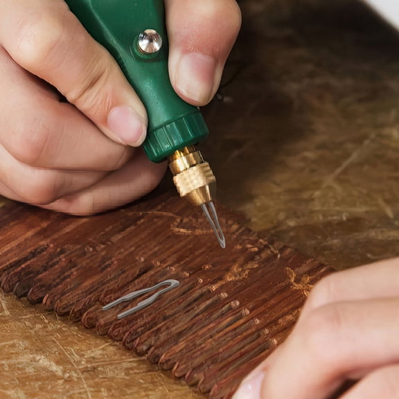 Masteelf 2-Piece Wood Burning Tips Set for Pyrography Pen, Wire Tips for Soldering, Detailing, and Wood Accessories