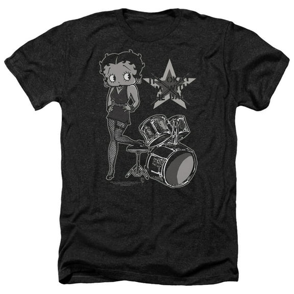 Betty Boop - With The Band - Heather Short Sleeve Shirt - XXX-Large