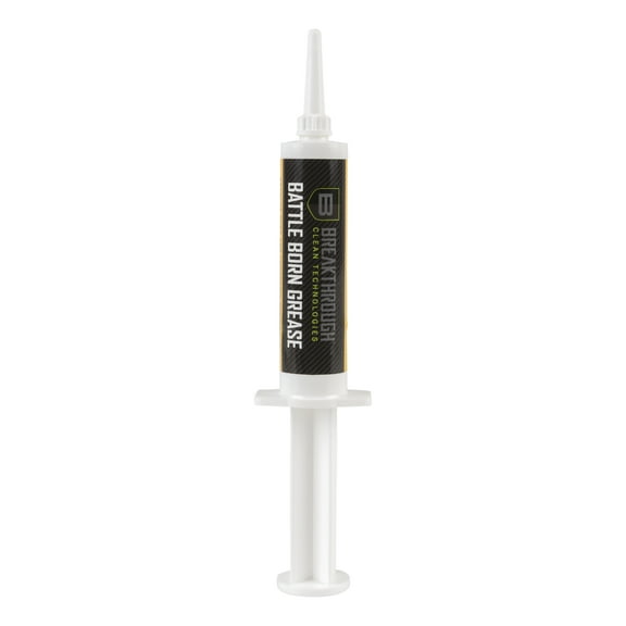 Breakthrough Clean Technologies® Battle Born Grease, 11cc Syringe, Clear