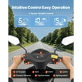 thumbnail image 4 of VEVOR Heavy Duty 3-Wheel Mobility Scooters for Seniors & Adults, 500lbs Capacity, 21.5 Miles 3-Speed Long Range, 1000W All Terrain Electric Recreational Scooter Wheelchair, 20° Max Climbing Capacity, 4 of 9