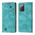 thumbnail image 2 of Compatible with Samsung Galaxy Note 20 Classic Embossed PU Leather Case with Card Holder Shockproof Cover, 2 of 5