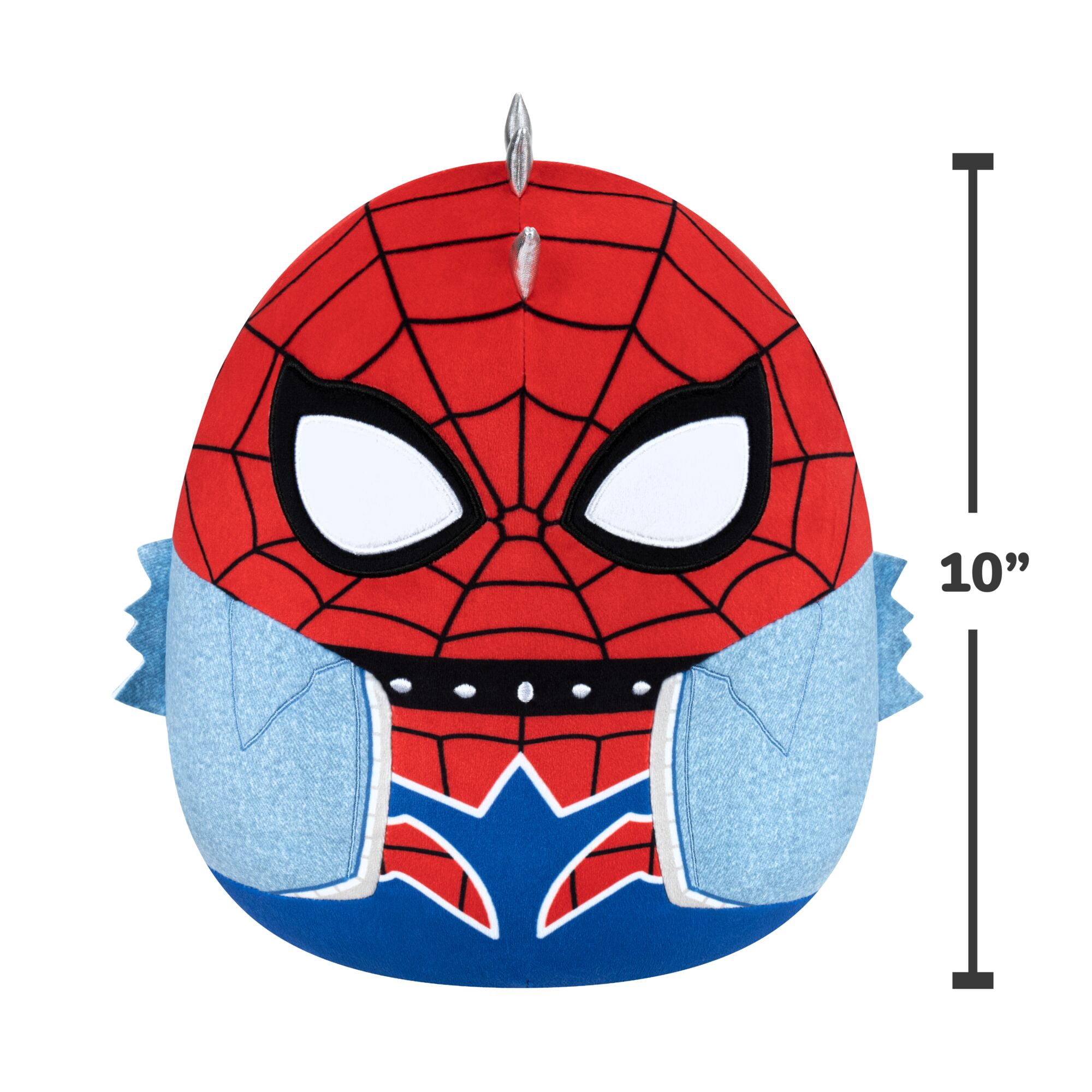 Squishmallows Official Plush 10 inch Marvel Spider Punk - Childs Ultra Soft Stuffed Animal Toy