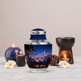 thumbnail image 5 of MUKTIVE Music Cremation Urns for Ashes, Blue Decorative Funeral Urn, Memorial Keepsake Urn, Burial Urns for Mother & Father, Remembrance Gift for Loss (1 Large & 4 Keepsake), 5 of 7