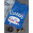 thumbnail image 3 of Queen Of The Camper T-Shirt Women -Smartprints Designs, Female Large, 3 of 4