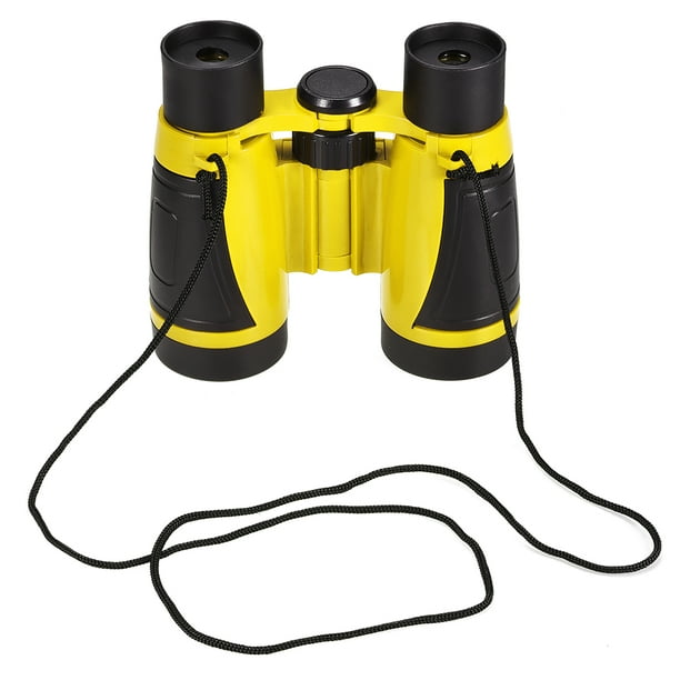 Toy Binoculars 5X30 Compact Foldable Binoculars Shockproof Yellow with
