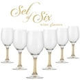 thumbnail image 2 of Berkware Crystal Wine Glass with Gold Stem (Set of 2), 2 of 5