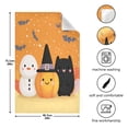 thumbnail image 3 of Multi-Purpose Kitchen Towels 28x18 Inch Dishcloths with Hanging Loop Decorative and Practical Towels for Kitchen, Dining Snowman and Pumpkin, 3 of 6