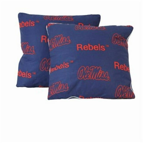 College Covers MISDPPR Mississippi 16 x 16 Decorative Pillow Set