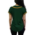 thumbnail image 3 of Lappel Women's Baseball Button Down Jersey College Sports Team Uniforms Hipster Shirts Made in USA, 3 of 4