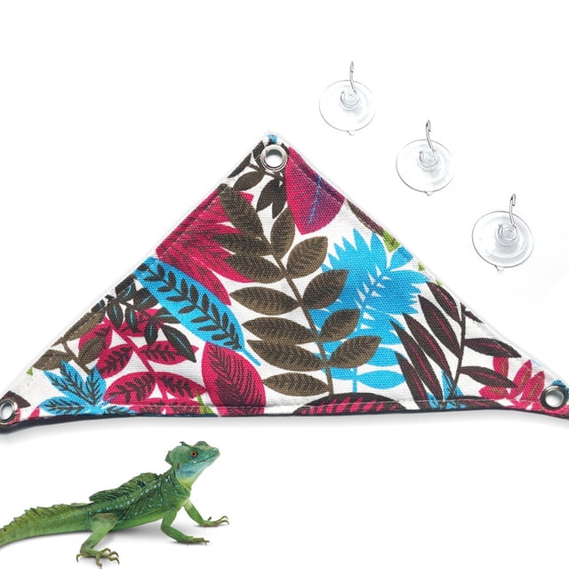 Bearded Dragon Hammock Breathable Decorative Reptile Hammock Lizard Hanging Bed